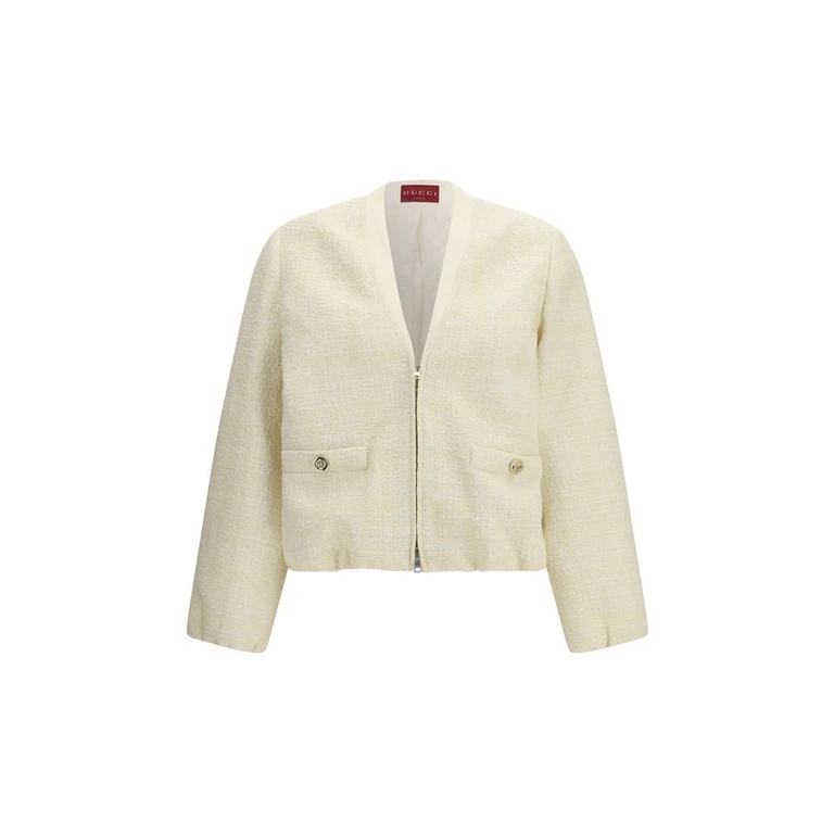 Gucci Beige Cotton Bomber Clothing - Women