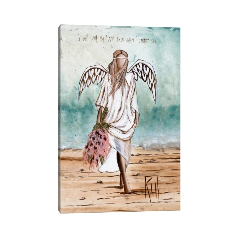 Walk By Faith by Ruth's Angels - Canvas Gallery Wrap