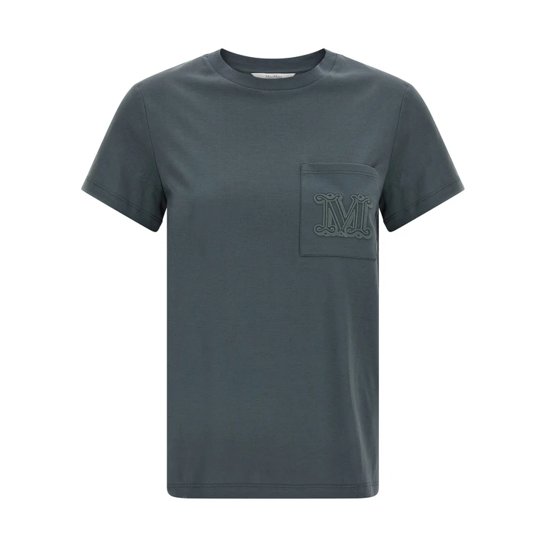 Gray Cotton T-Shirt - Women