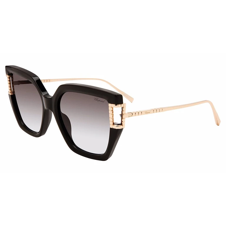 Chopard Grey Gradient Butterfly Ladies Sunglasses SCH378M BLKX 55
