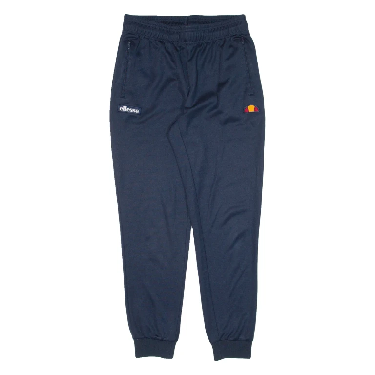 ELLESSE Womens Track Pants Blue Tapered XS W26 L27
