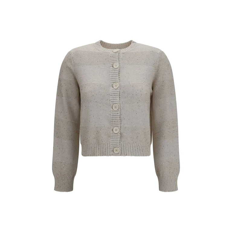 Brunello Cucinelli Beige Cotton Sweatshirt Clothing - Women