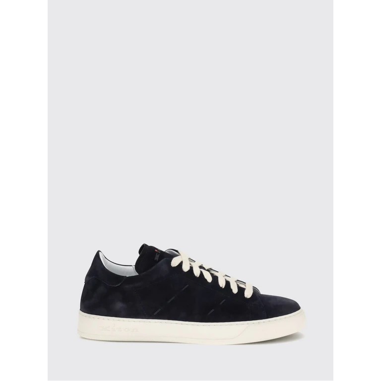Low-Top Calf Suede Sneakers with Contrasting Logo (USSA421N0141205001)