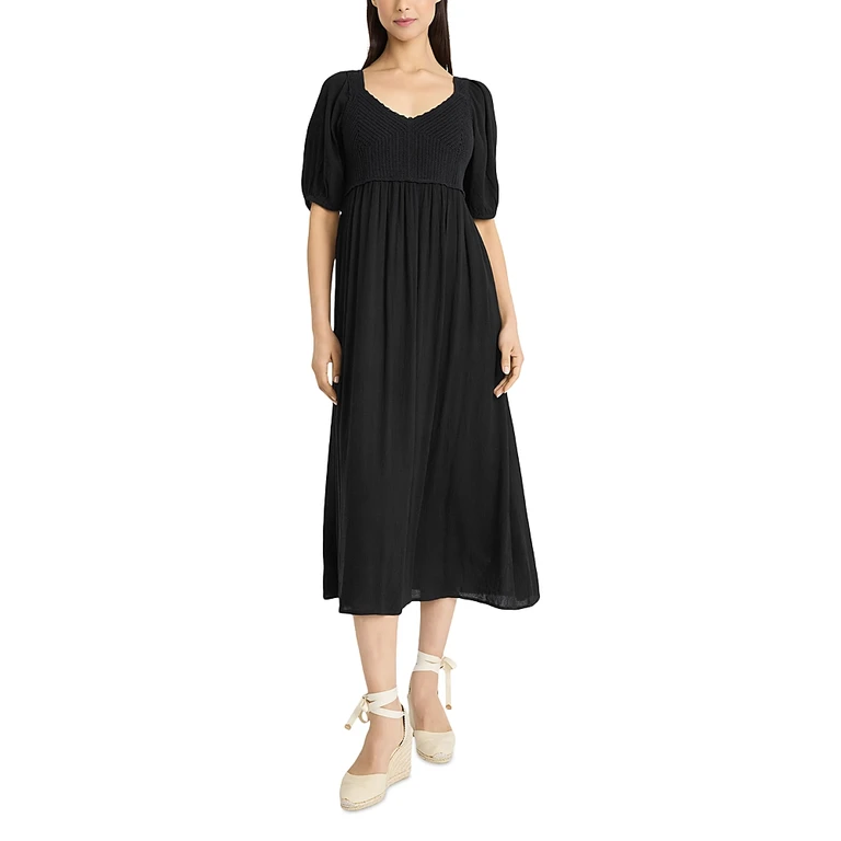 The Good Journey Puff Sleeve Dress