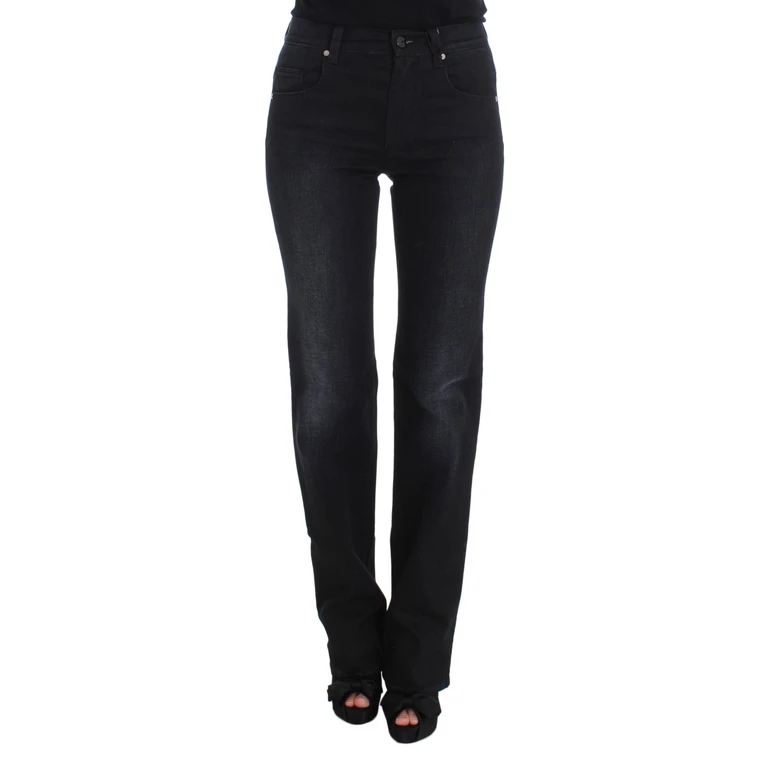 Ermanno Scervino Blue Cotton Blend Slim Fit Bootcut Jeans Clothing - Women