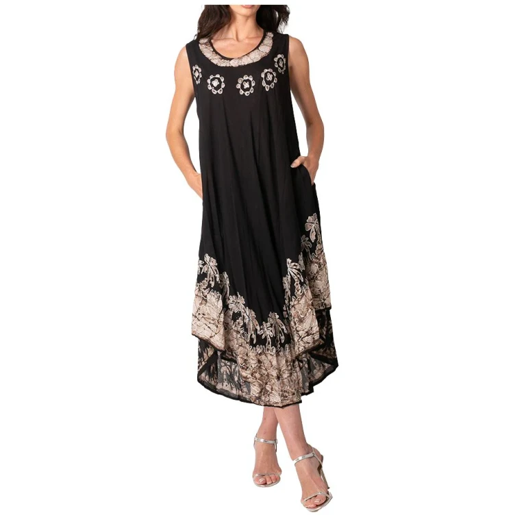 Sakkas Sundari Caftan Tank Dress / Cover Up