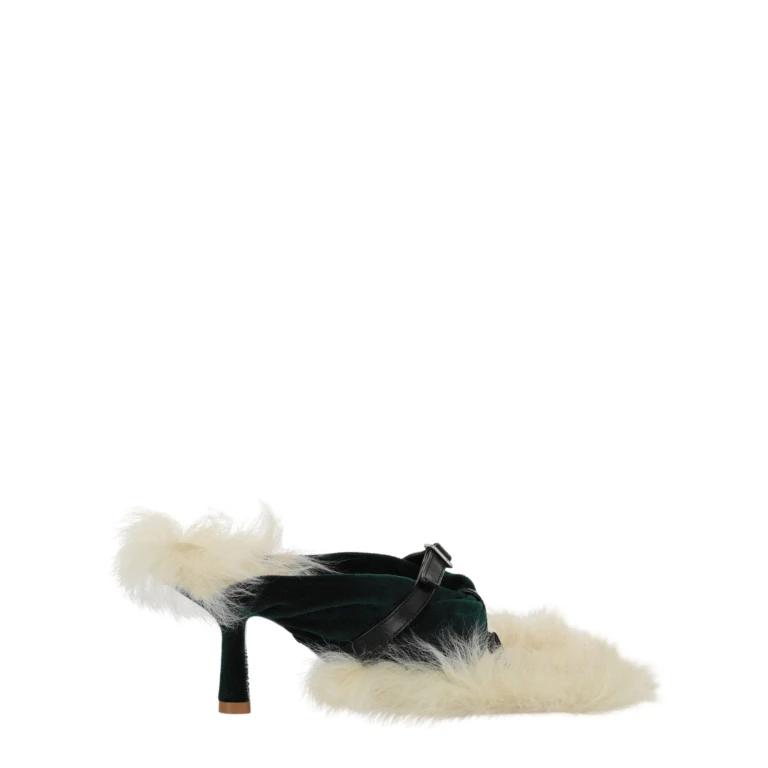 Step Post Heel Sandals