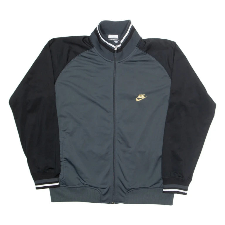 NIKE Mens Track Jacket Grey L