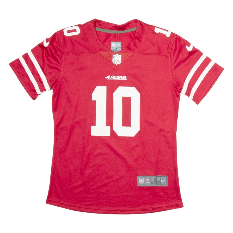 NIKE San Francisco 49ers Mens Football Shirt Jersey Maroon USA V-Neck M