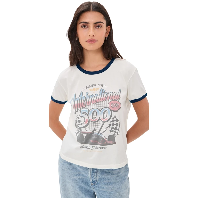 Original Retro Brand Motor Speedway Ringer Tee AWH/NAV XS