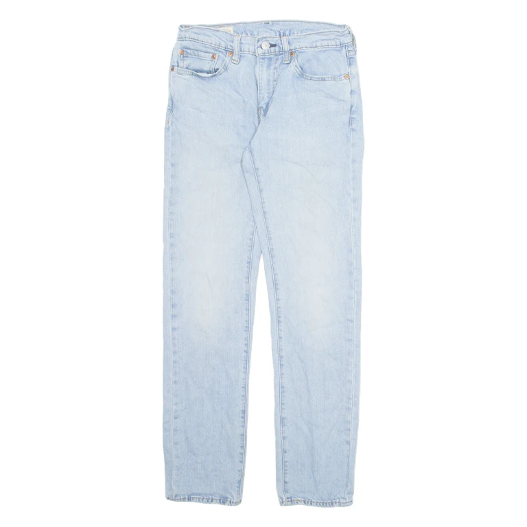 LEVI'S 511 BIG E Jeans Womens Blue Slim Straight Stone Wash W28 L32