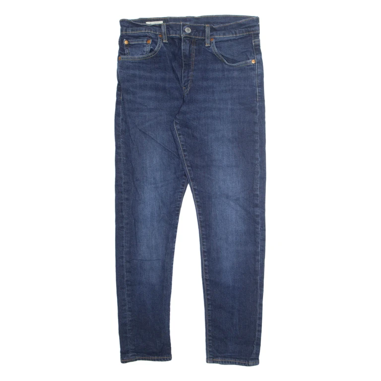 LEVI'S 512 BIG E Jeans Mens Blue Slim Tapered Stone Wash W30 L30