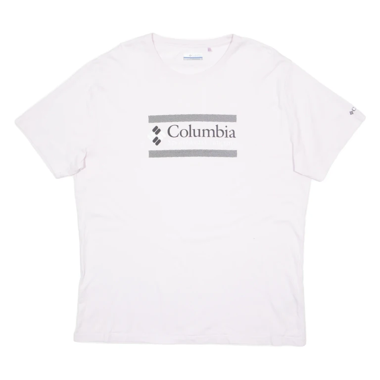 COLUMBIA Mens T-Shirt Pink XL