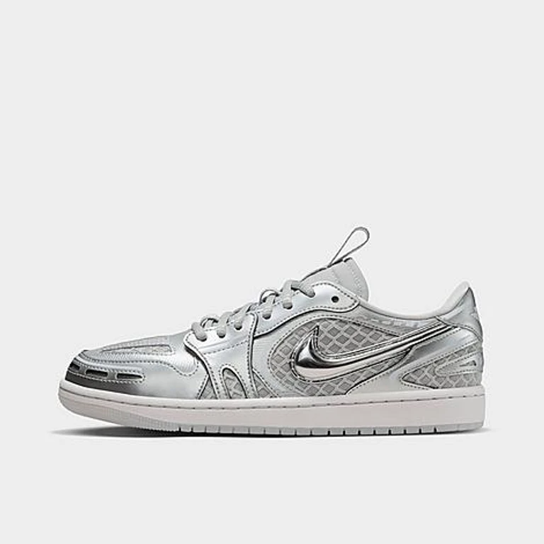 Jordan Women's Air 1 Low Method of Make Casual Shoes in Neutral Grey/White/Pewter Grey Size: 5.0