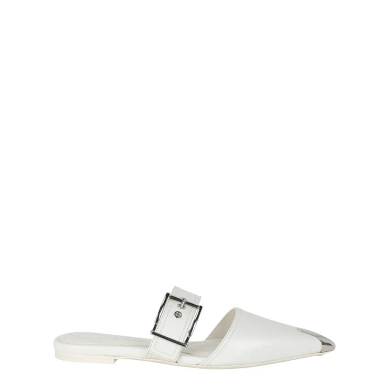 Punk Leather Flats