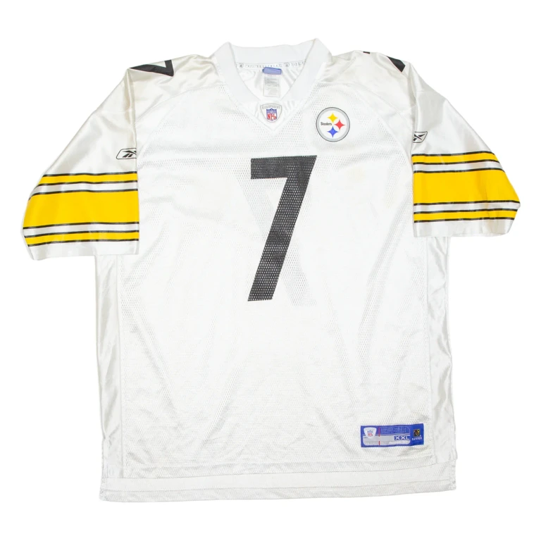 NFL Ice Hockey Steelers Mens Jersey White USA V-Neck 2XL