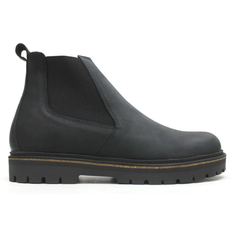 Stalon Nubuck Leather Black