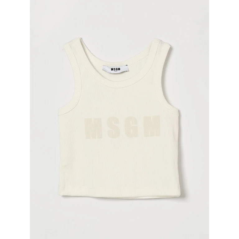 MSGM KIDS T-Shirt Kids color White (S6MSJGTA159002)