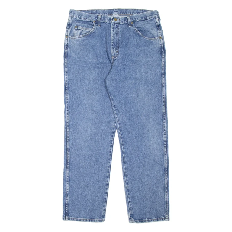 WRANGLER Mens Jeans Blue Regular Tapered W38 L32