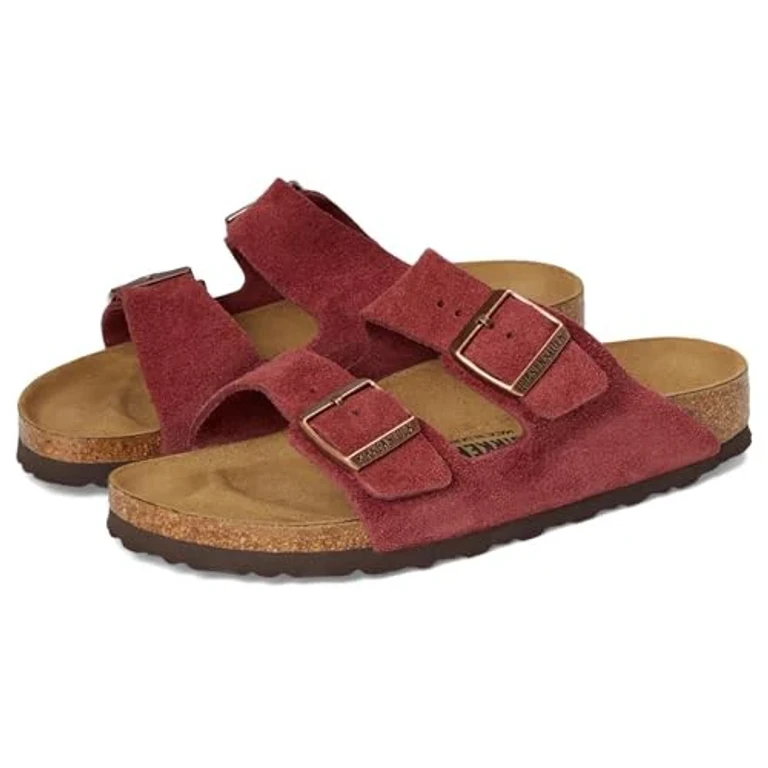 Arizona Bs Suede Leather Sandals Narrow