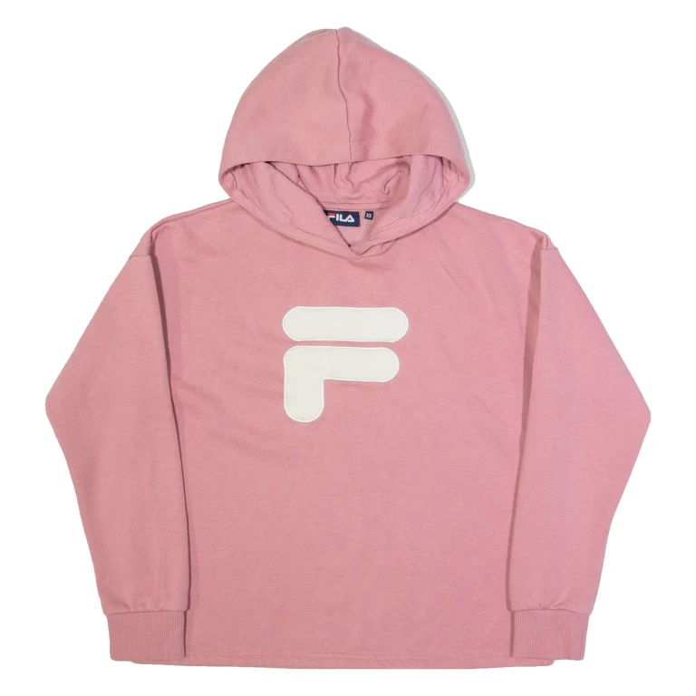 FILA Oversized Womens Pink Hoodie XS