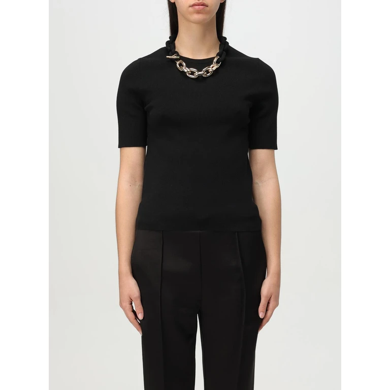 T-Shirt Woman color Black (25PMPU016ML0308P001)