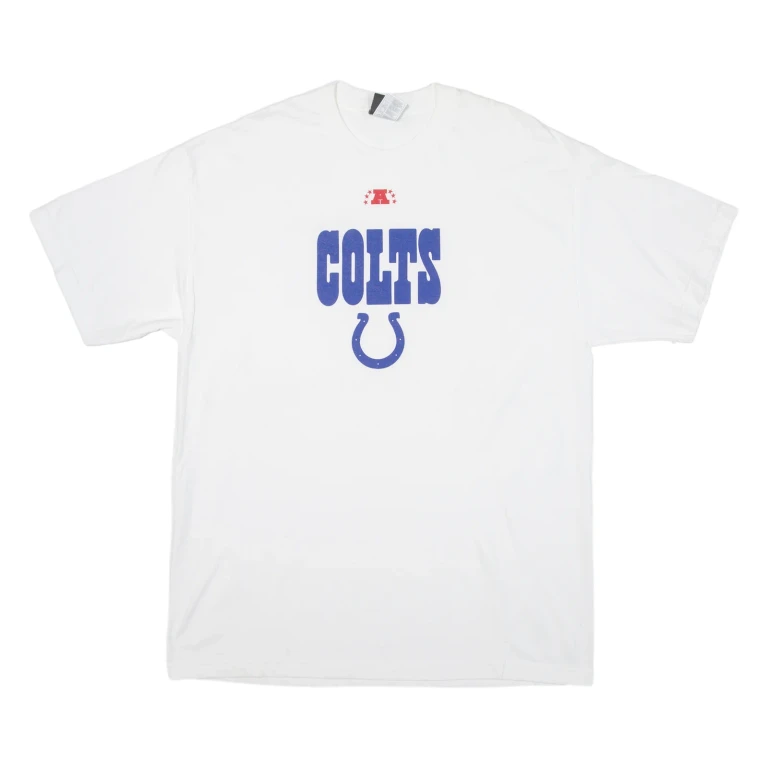 NFL Colts Mens T-Shirt White USA XL