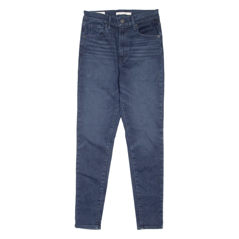 LEVI'S Mile High BIG E Womens Jeans Blue Slim Skinny W28 L28