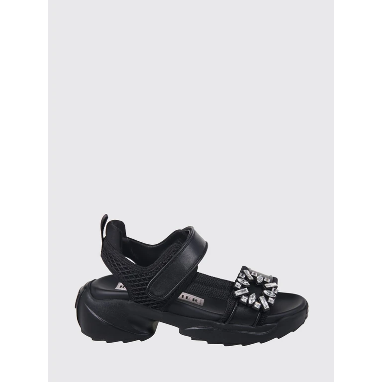 Heeled Sandal Woman color Black (RVW80044270V4CB999)