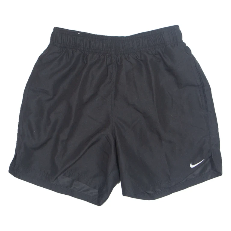 NIKE Mesh Lined Mens Swimming Shorts Black Relaxed XS W24