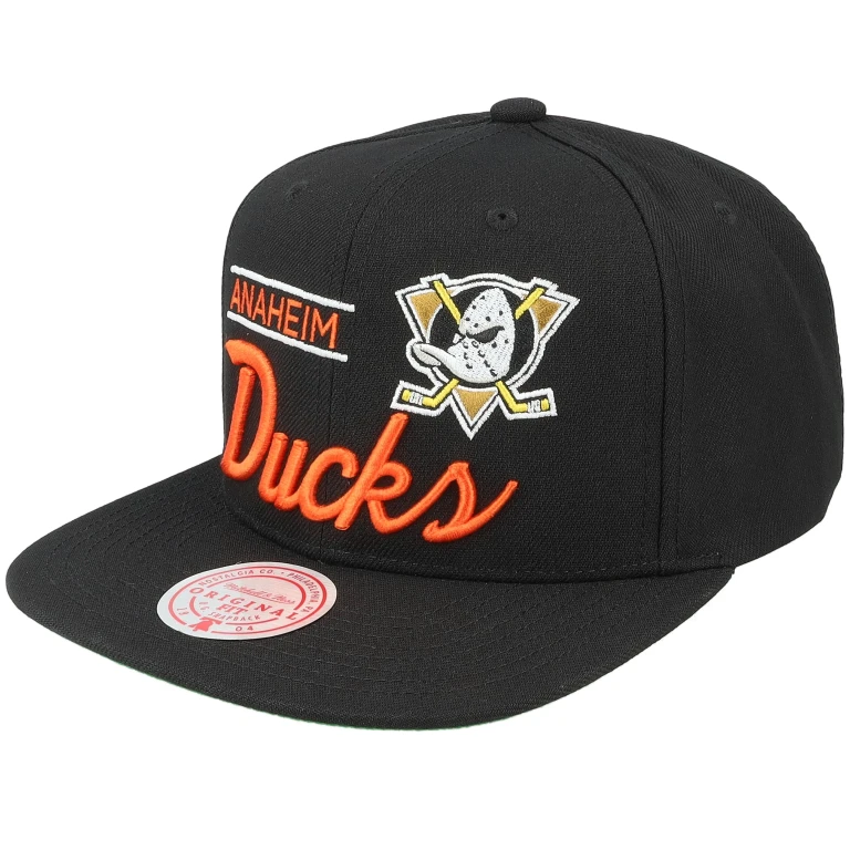 Men's NHL Retro Lock Up Snapback Ducks Snapback Caps