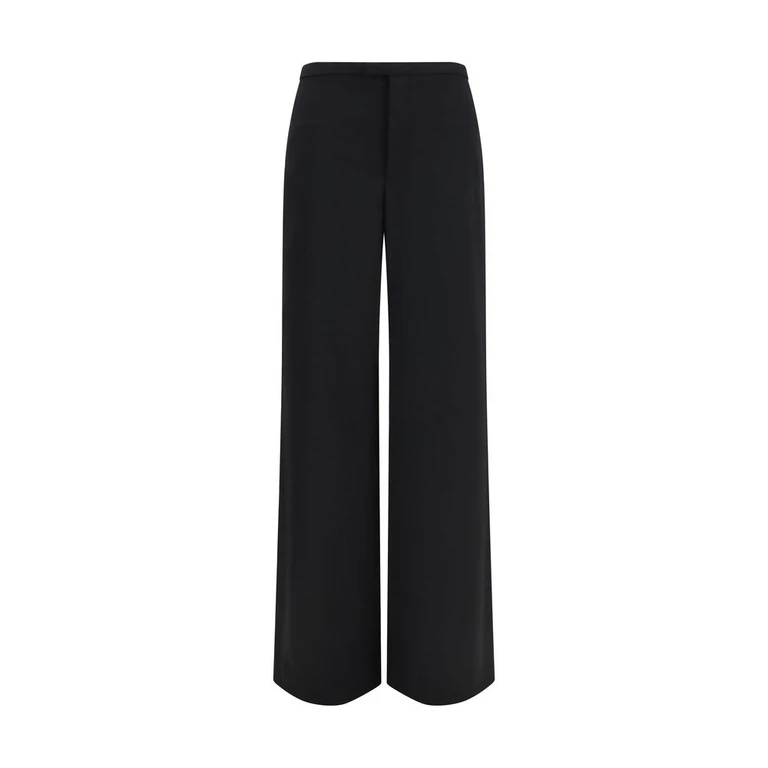 Gucci Black Wool Oves Aries Casual Pants - Women