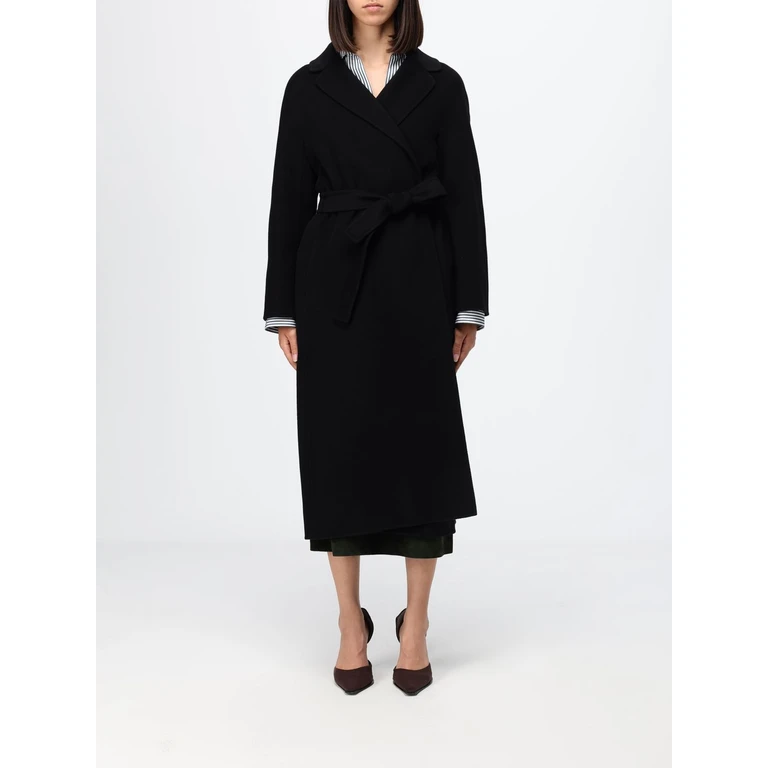 Long Robe Coat in Pure Virgin Wool with Matching Belt (2629016101600013)