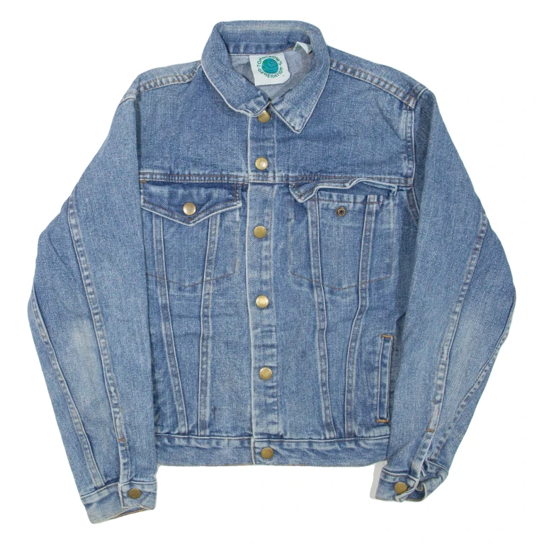 TOMORROW'S GENERATION Mens Denim Jacket Blue M
