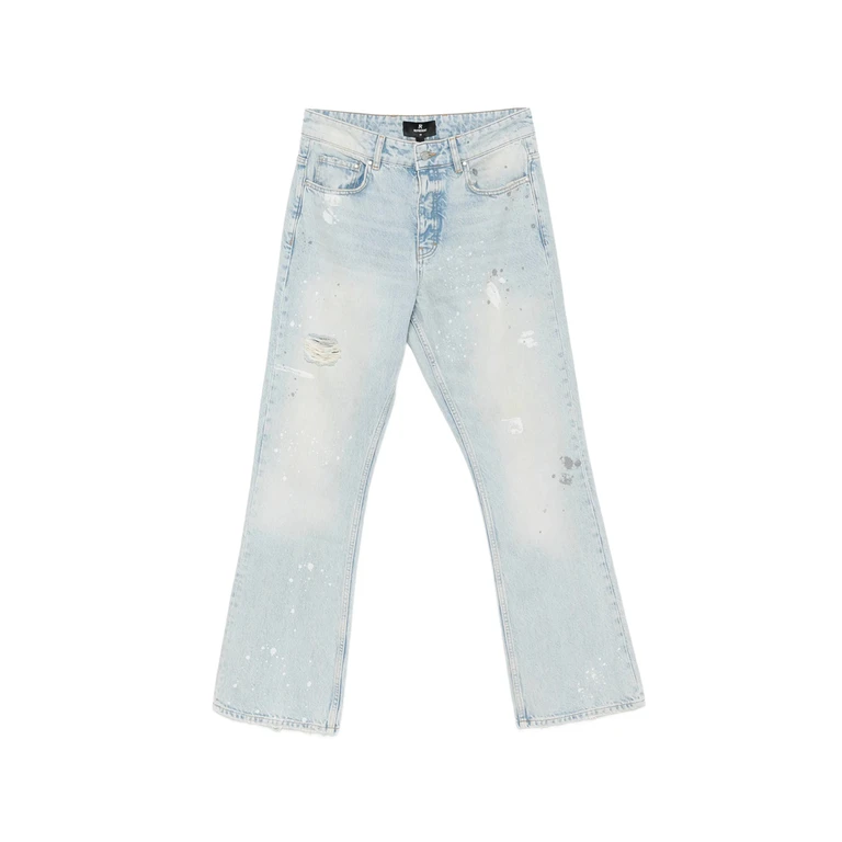 Represent Paint-splatter Distressed Jeans
