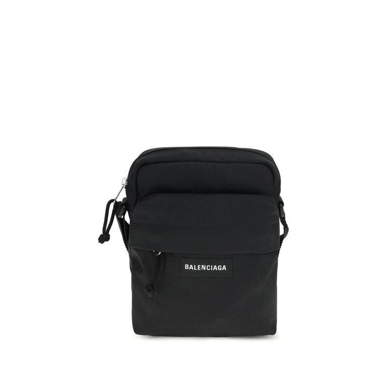 Balenciaga Black Polyamide Shoulder Bag - Men