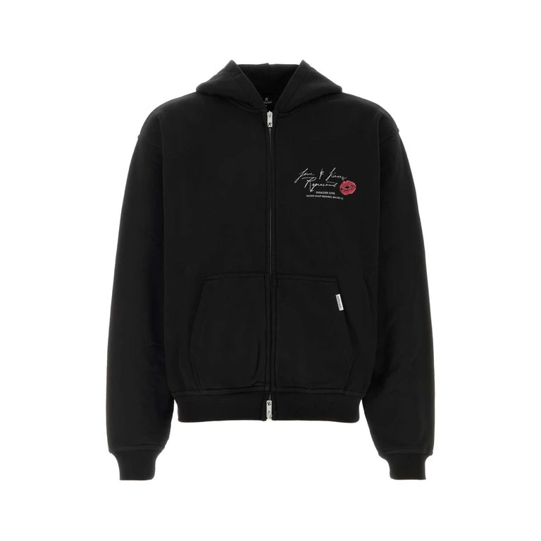 Represent Black Cotton Sweatshirt Jetblack Felpe - Men