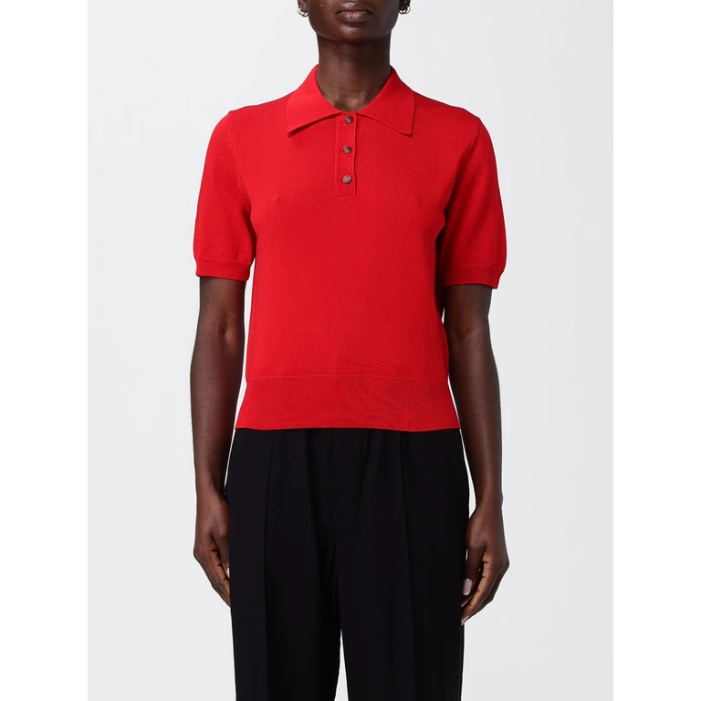 A. P.C. Polo Shirt Woman color Red (COHNWF23484GAA)