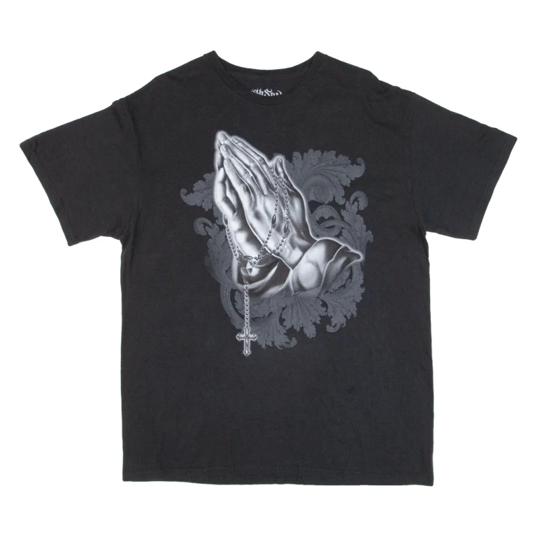 FIFTH SUN Mens T-Shirt Black L