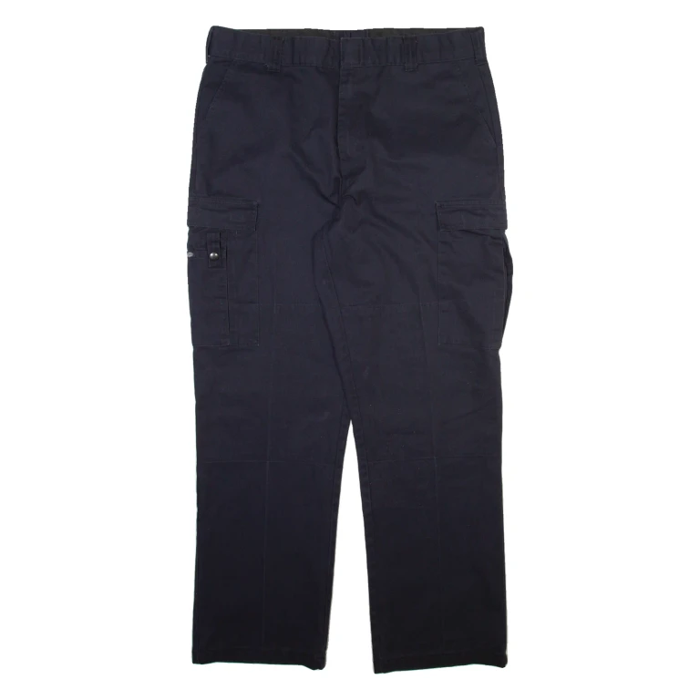 DICKIES Carpenter Mens Trousers Grey Relaxed Straight W37 L31