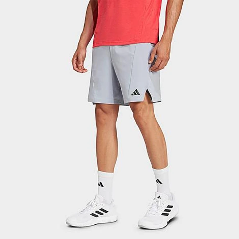 Nike Men's adidas Designed for Training Workout Shorts in Halo Silver Size: S 5