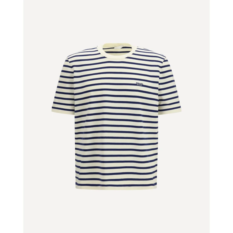 Prada Kurzarm-Pullover aus Baumwolle für Herren