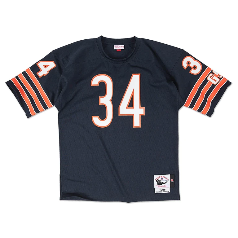Men's NFL Authentic Jersey Chicago Bears 1985 Walter Payton