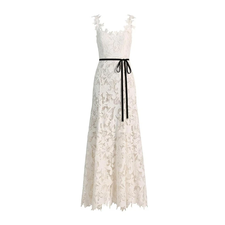 Alice+Olivia Robe Au Genou - Blanc (CC603L22533A127)