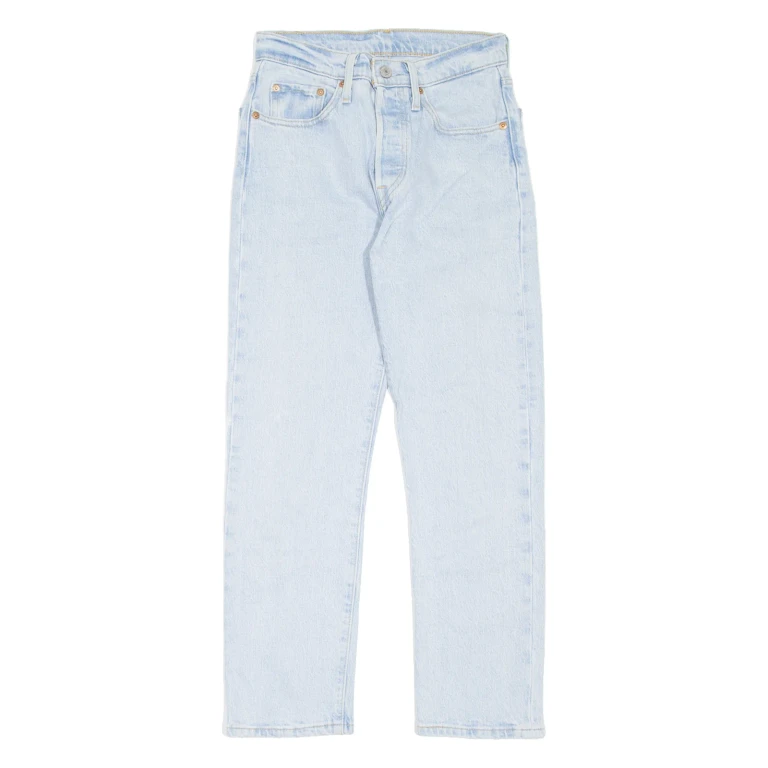 LEVI'S 501 Jeans Womens Blue Regular Straight W24 L26