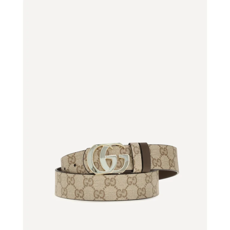 GUCCI Reversible Cut GG Marmont Belt Male 95