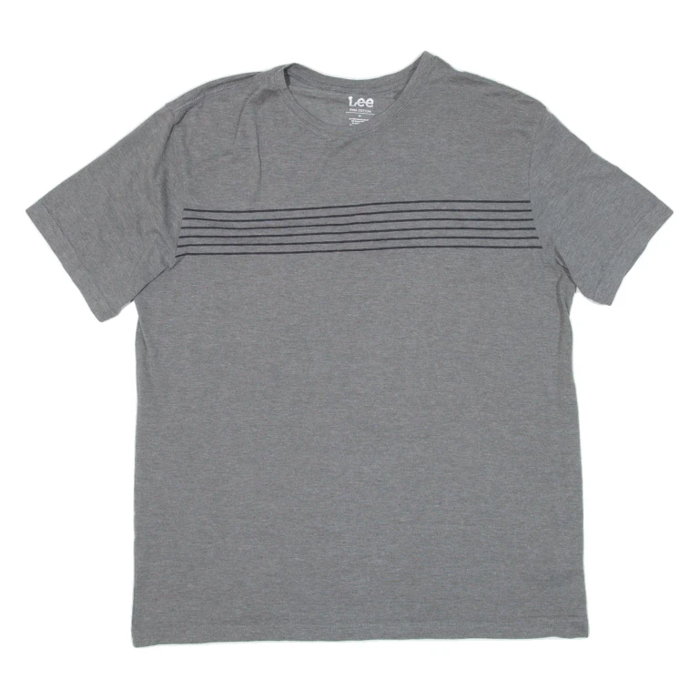 LEE Mens T-Shirt Grey M