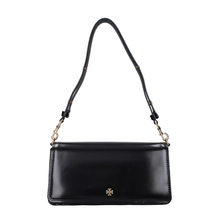 Tory Burch Black Leather Shoulder Bag - Women