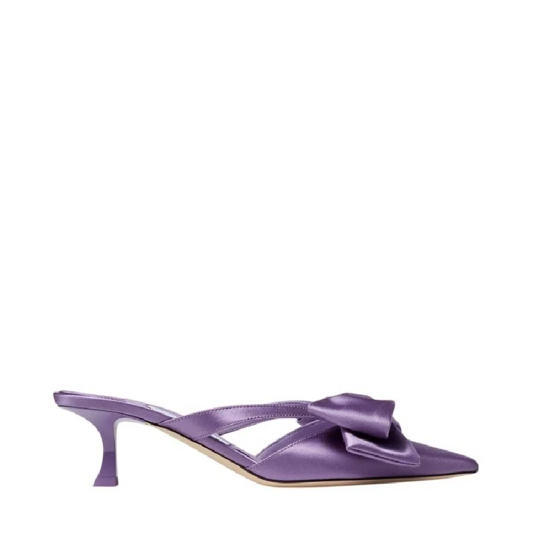 Flaca 50Mm Wisteria Satin Mules, Brand Size 35 ( US Size 5 )