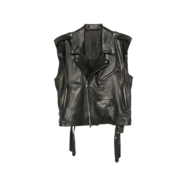 Biker-style Leather Jacket